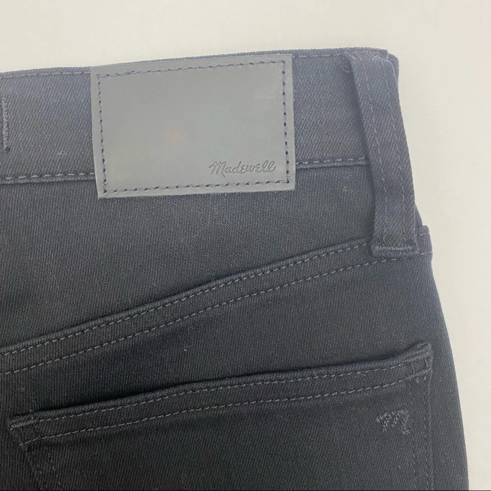 Madewell 10” High Rise Skinny Jeans Tencel Denim Edition: Lunar Black Wash